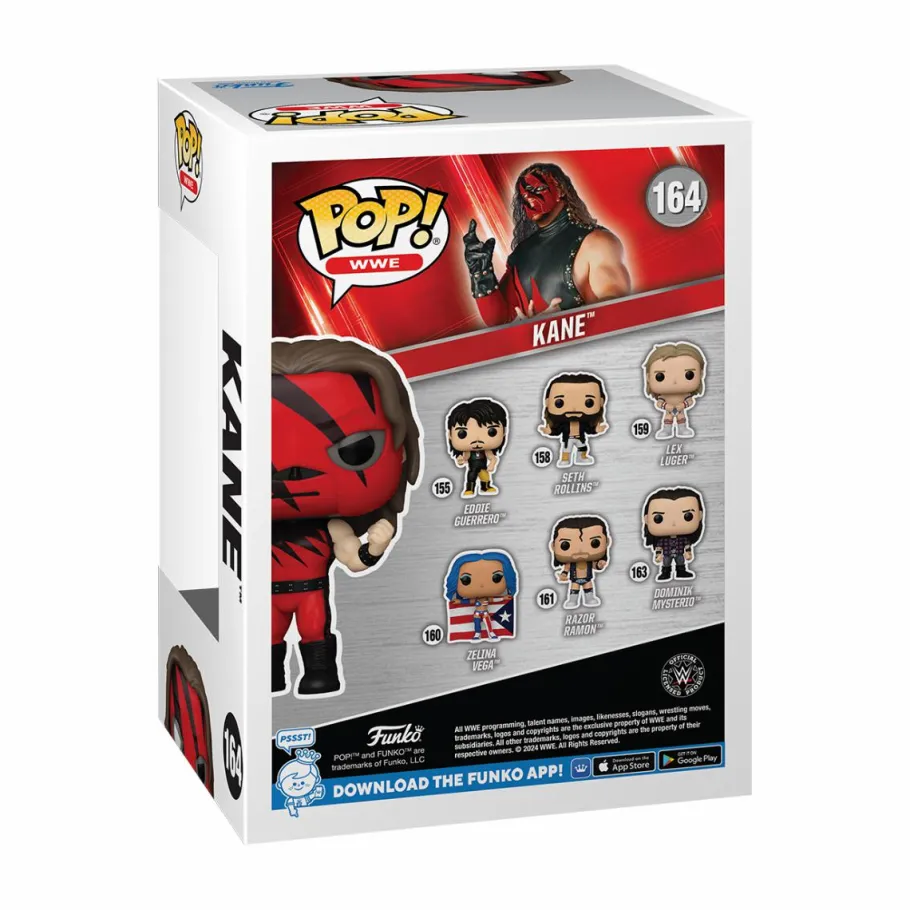 Standard Pop!>Wrestling WWE/WWF WWE - Kane Pop! Vinyl Figure with Enamel Pin