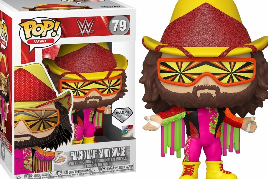 Standard Pop!>Wrestling WWE/WWF WWE - Macho Man Randy Savage Diamond Glitter Pop! Vinyl Figure