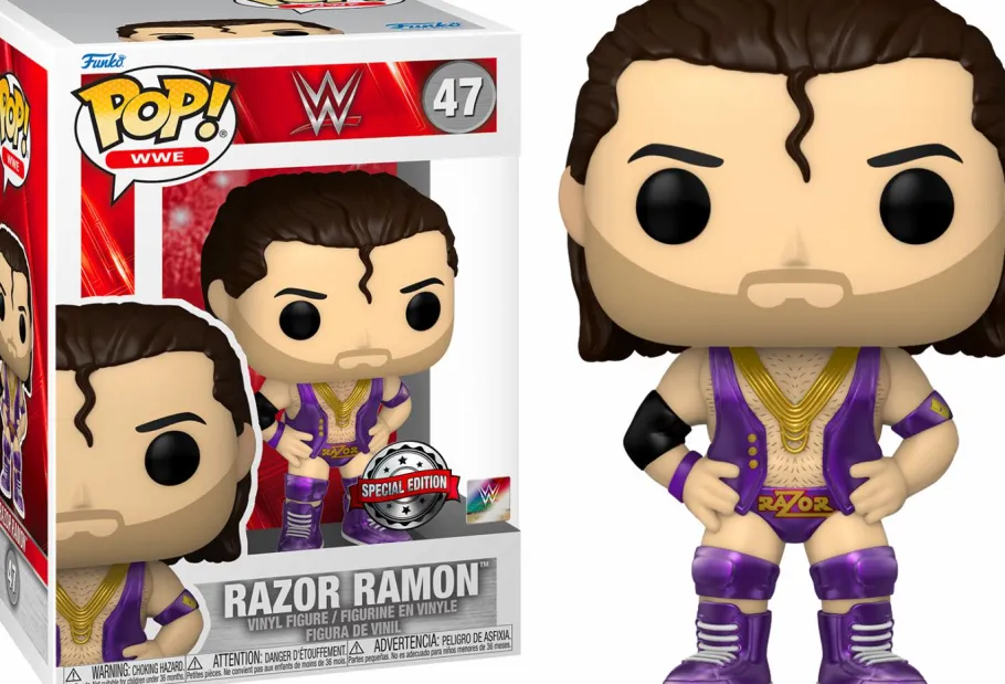 Standard Pop!>Wrestling WWE/WWF WWE - Razor Ramon Metallic Pop! Vinyl Figure