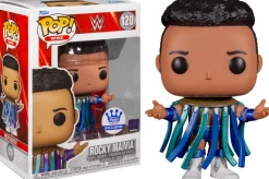 Standard Pop!>Wrestling WWE/WWF WWE - Rocky Maivia (The Rock) Metallic Pop! Vinyl Figure (Funko / Popcultcha Exclusive)