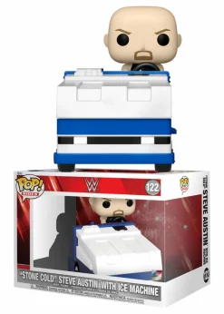 Pop! Rides & Town>Wrestling WWE/WWF WWE - "Stone Cold" Steve Austin with Ice Machine Pop! Rides Vinyl Figure