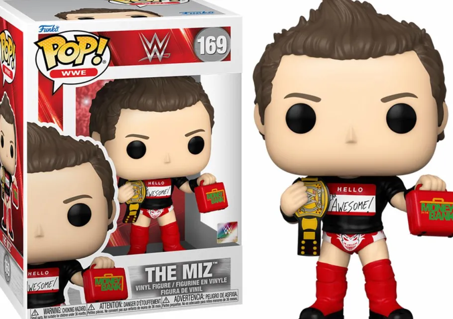 Standard Pop!>Wrestling WWE/WWF WWE - The Miz with Money in the Bank Briefcase Pop! Vinyl Figure