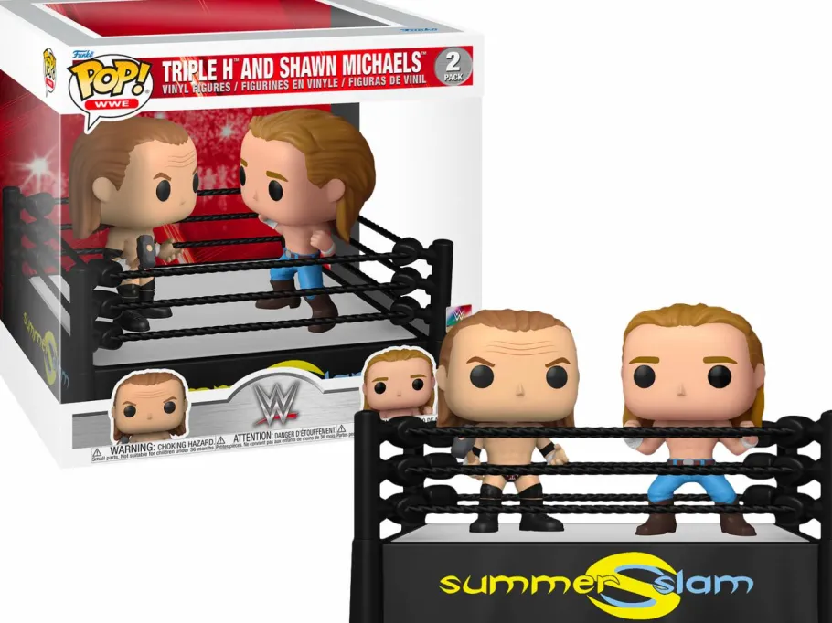 Pop! Moments>Wrestling WWE/WWF WWE - Triple H vs. Shawn Michaels SummerSlam 2022 Pop! Moment Vinyl Figure 2-Pack