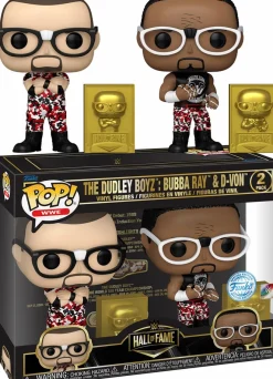 Standard Pop!>WWE : Hall of Fame - The Dudley Boyz: Bubba Ray & D-Von Pop! Vinyl Figure 2-Pack