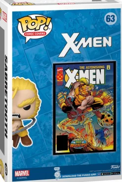 Pop! Covers>X-Men - Sabretooth in The Astonishing #2 Pop! Comic Covers Vinyl Figure
