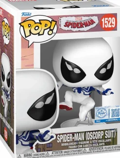 Pop! Chases, Vault, Limited Editions, Ppp Items>Spider-Man Your Friendly Neighborhood (2025) - (Oscorp Suit) Pop! Vinyl Figure in Acrylic Pop! Protector (Popcultcha Exclusive)