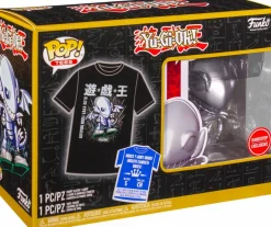 Pop! & Tee Sets>Yu-Gi-Oh! - Blue Eyes Toon Dragon Metallic Pop! Vinyl Figure & T-Shirt Box Set