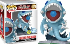 Super-Sized Pop!>Yu-Gi-Oh! - Blue Eyes Toon Dragon Glow-in-the-Dark Super Sized 6" Pop! Vinyl Figure