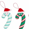 Designer Plush>Yummy World - Candy Cane 4” Plush Ornament 4-Pack
