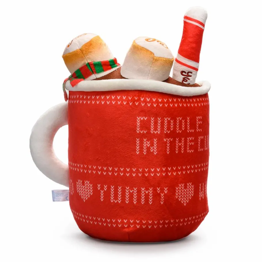 Designer Plush>Yummy World - Judy Hot Cocoa with Marshmallows & Peppermint Stick 10” Plush