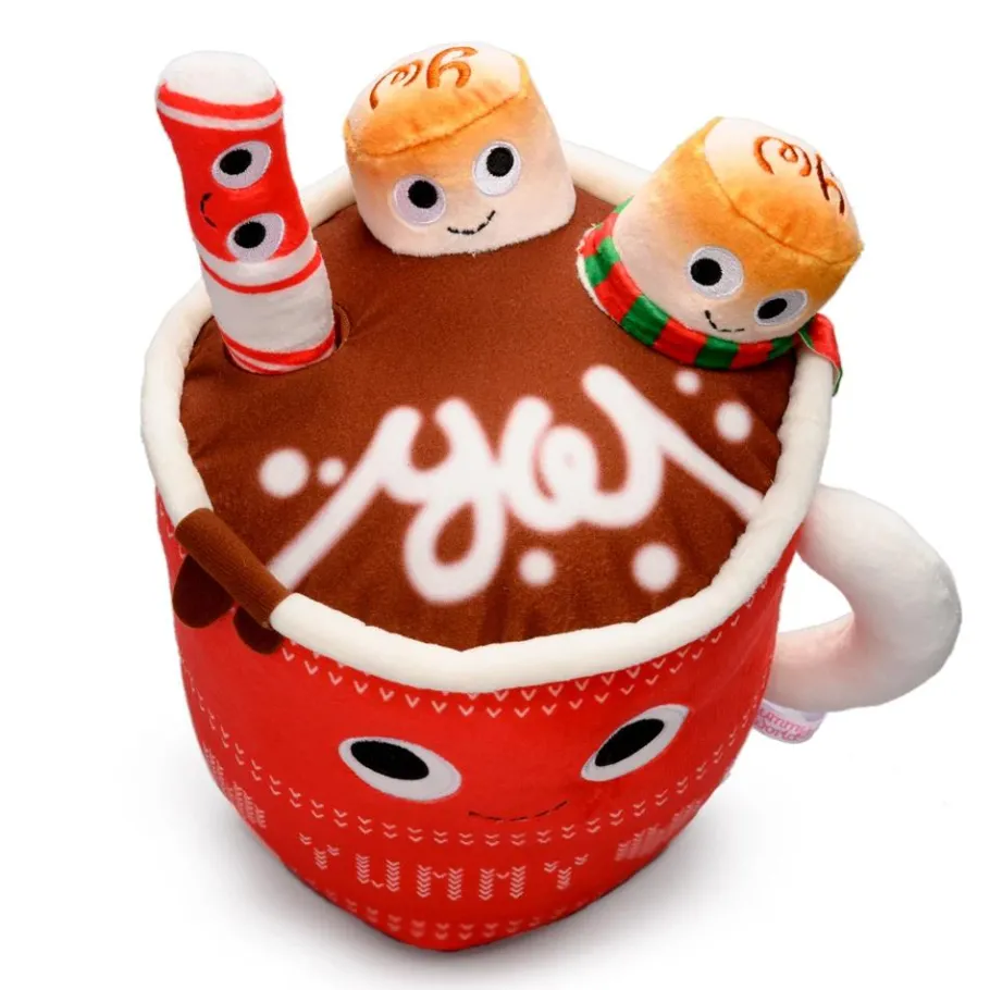 Designer Plush>Yummy World - Judy Hot Cocoa with Marshmallows & Peppermint Stick 10” Plush