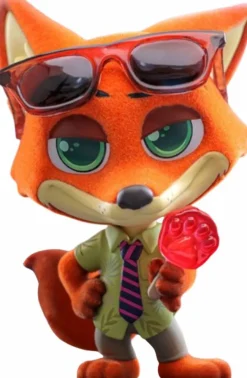Cosbaby>Zootopia - Nick Wilde (Velvet Hair Version) Cosbaby (S) Hot Toys Figure
